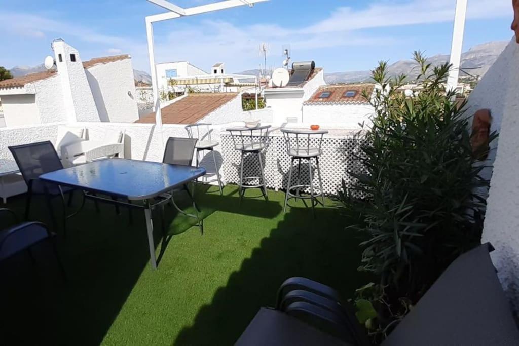 House In The Center Of Albir, 2 Min Walk From The Beach 阿尔比尔 外观 照片