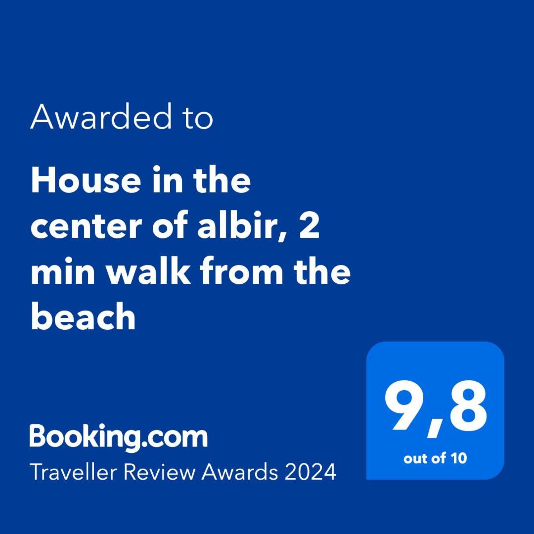 House In The Center Of Albir, 2 Min Walk From The Beach 阿尔比尔 外观 照片